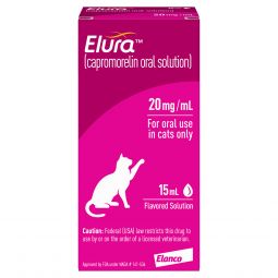 Elura (capromorelin) for Cats 20mg/mL 15mL Bottle